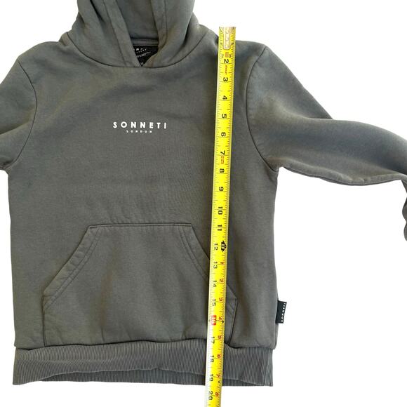 Sonneti London Kids/Junior Medium Charcoal Pullover Hoodie – Youth Size (10-12) - Picture 4 of 7